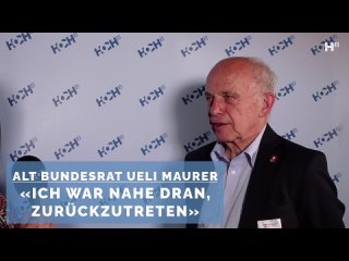 Alt Bundesrat Ueli Maurer: «Es ist nicht schweizerisch, wenn Leute als Schwurbler aussortiert werden»