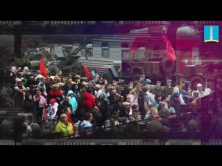 Делимся с вами кадрами прибытия ретро-состава Паровоз Победы на железнодорожный вокзал Ульяновск-Центральный