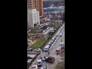 ️ Жесткое ДТП на Магнитогорской улице в Москве. Столкнулись грузовик и легковушка