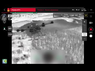 Воздушный бой на Артемовском направлении нашего дрона и «Бабы-Яги»