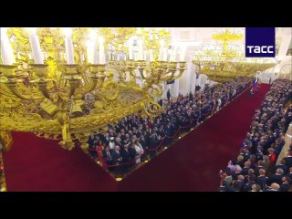В Кремле началась церемония вступления Путина в должность президента России