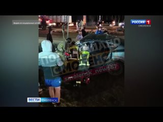 В полиции прокомментировали жесткое ДТП в Смоленской области на трассе М-1