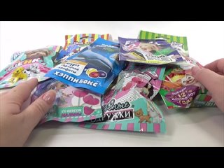 kinder joy toys Сюрпризы в пакетиках, от Сладкой сказки. Щенки, Кристалята, Барби и др.