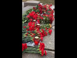 Почтили память погибших в Красногорске, вместе с Александром Бельским возложили цветы к стихийному мемориалу на Стрелке Васильев
