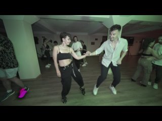 Dmitriy Vishnevsky and Emilia Zhied Bachata Dancing at Hot Latin Weekend 2, Saturday