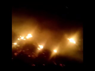 Еще кадры из Новороссийска, где горит лес на горе Колдун