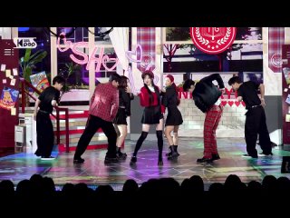 240428 » Leeseo (IVE) & Moon Seonghyun & Han Yujin (ZEROBASEONE) - Rum Pum Pum Pum (original f(x)) @ SBS Inkigayo [fancam]