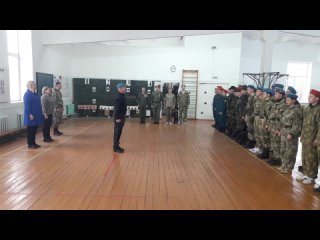 Открытие Сборов военных клубов образовательных организаций Юго-Восточного образовательного округа Кировской области