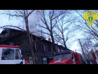 Очередной двухэтажный барак горел в Хабаровске