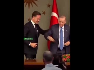 Erdogan refused to shake hands with Dutch Prime Minister Rutte
