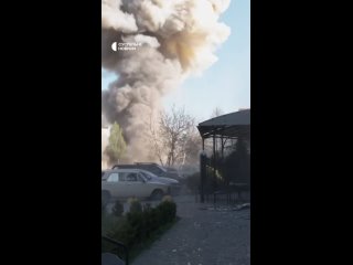 🇷🇺🇺🇦Видео и фото прилета в Запорожье