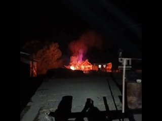 Пожар в Лесозаводске.