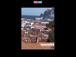 🇫🇷 Взрыв и пожар на заводе с опасным производством (категории SEVESO) в Сете, Франция
