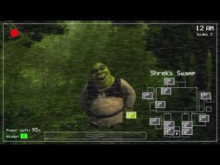 Shrek in Five Nights at Freddys
