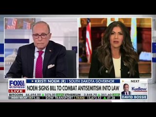 Trumps leading pick for VP, South Dakota Governor Kristi Noem, passes a bill criminalizing anti-Semitism as hate speech