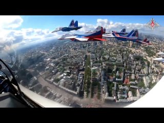 The parade through the eyes of the Russian Aerospace Forces' pilots