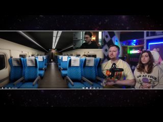 [ЛАНДАУ] Поезд с ОЧЕНЬ СТРАННЫМИ ПАССАЖИРАМИ | Shinkansen 0 | РЕАКЦИЯ на Брайна Мапса
