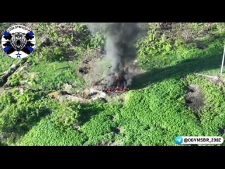 Destruction of the T-72B3 tank of the Ukrainian formations (previously captured from the Russian Armed Forces) in the Bakhmut di