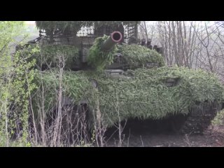 Боевая работа экипажей танков Т-72Б3М ГПГГ в ходе СВО