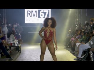 Kathreen Celestre in Bikini 4k SLOW MOTION  Art Basel MiamiFusion Fashion Week 2023 Part 2