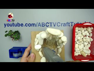 ABC TV _ How To Make A Bonsai Tree And Waterfall Miniature - Craft Tutorial #3