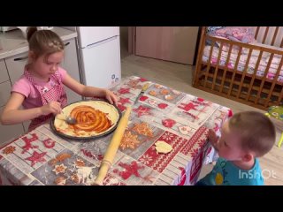 Мастер-класс ,,Пицца’’ от Миры…🍕🍕🍕