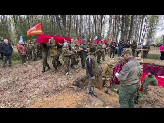 На Синявинский высотах в Ленобласти перезахоронили останки 226 красноармейцев