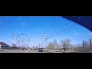 Военный «Урал» врезался в пассажирский автобус