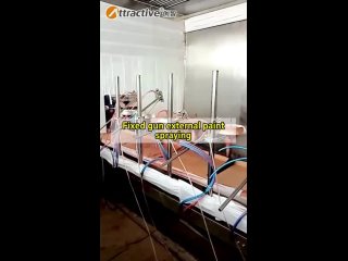 Привлекательная китайская автоматическая линия окраски распылением