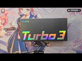 Black MOB  Redmi Turbo 3 | Unboxing & Genshin Impact Gaming Test