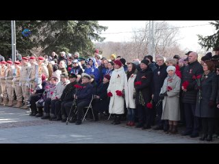 У мемориальных комплексов Петрозаводска прошли торжественные мероприятия, приуроченные ко Дню Победы