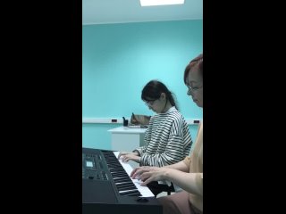 Занятие на фортепиано