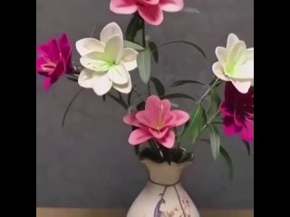 Цветок из воздушных шариков