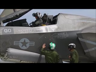 USMC. F-35B fighter jets. Large joint military exercises in the Republic of Korea(360P).mp4