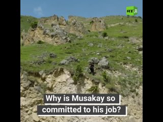 Teaching is not a profession for him, but a vocation. Musakay Musakaev, an English teacher from Dagestan, drives 170 kilometres