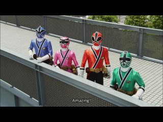 Samurai Sentai Shinkenger. S1E20. ENG Sub. Русская озвучка