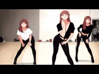 Dance of anime girls  Ai