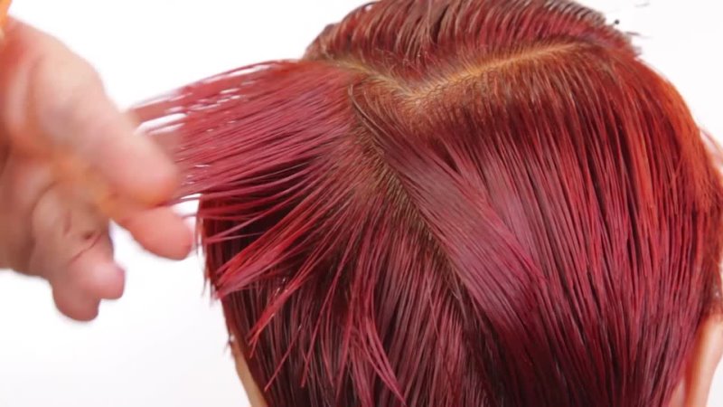 null - pixie cut red hair