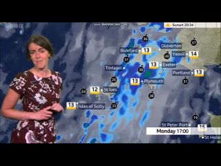 (HD) Alex Osbourne BBC ONE Spotlight weather April 29th 2024 - 60 fps