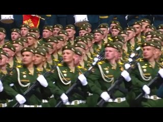 A selection of several crews during the Victory Parade