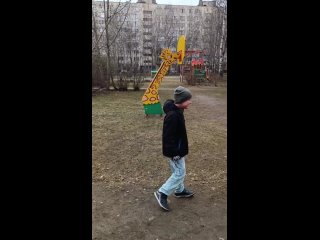 Видео от Колпино, белый мишка, лисичка, ростовые куклы.