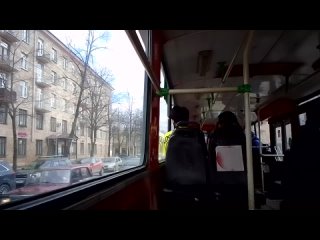 ВЗТМ-5284. (329). Проспект Ленина. Вид здания и вид салона. Петрозаводск.