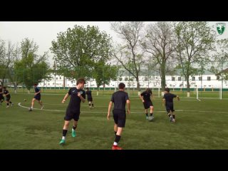 Предыгровая тренировка в преддверии матча с Академией футбола «Алания»
