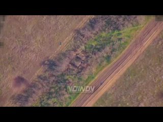 Detection and destruction of another self-propelled gun 2S1 “Gvozdika” of the Ukrainian army during the counter-battery fight in