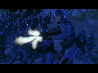 Высадка десанта на планету насекомых.Звездный десант  Starship Troopers (1997) Фрагмент