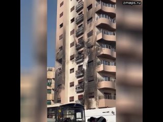 Этим утром ВВС Израиля нанесли очередные удары по сирийской столице: прилет пришелся по многоэтажно