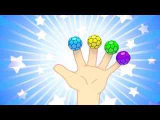 Color squishy ball Finger Family  Hickory Dickory Dock Nursery Rhymes  Kids Songs   Kindergarten