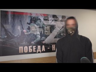 Доброволец Олег приехал в пункт отбора граждан на военную службу по контракту в Балашихе из Волжского