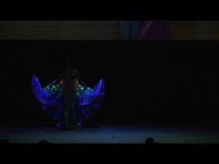 Восточный танец балади и крылья светодиодные