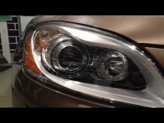 Volvo XC60 - ремонт фар, замена линз на диодные Competizione